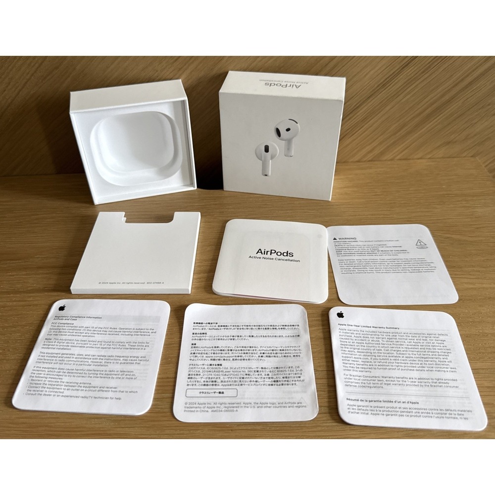 Original Apple Airpods 4 EMPTY Retail Box & Manual Only*****
